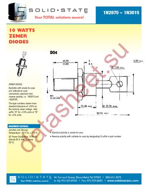 1N2982B datasheet  